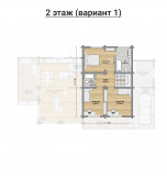 Дом из клееного бруса VZ-491  